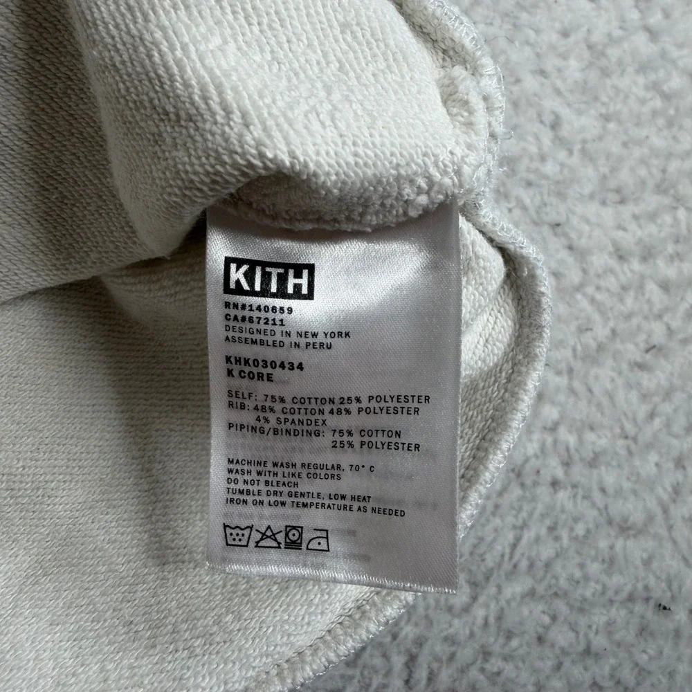 Kith Kids K Core Crewneck Sweatshirt Light Heather Gray XL KHK030434